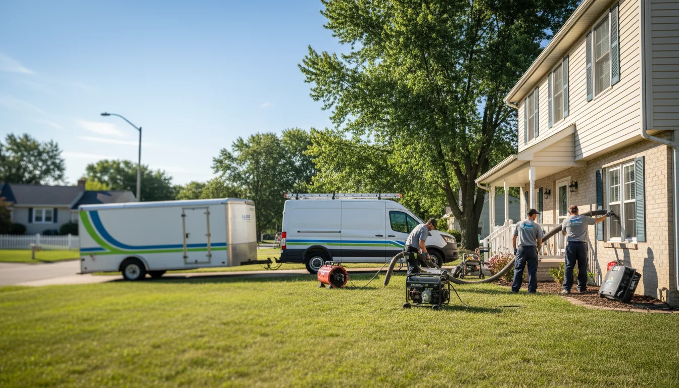 Flooded Basement Restoration And Cleanup With Repair in Atwood, IN near me